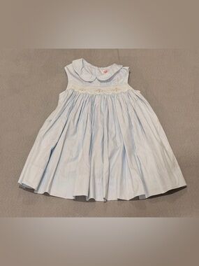 Orient Expressed light blue smocked dress
